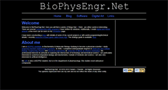Desktop Screenshot of biophysengr.net